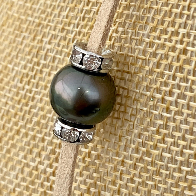 Tahitian pearl long necklace Maeva
