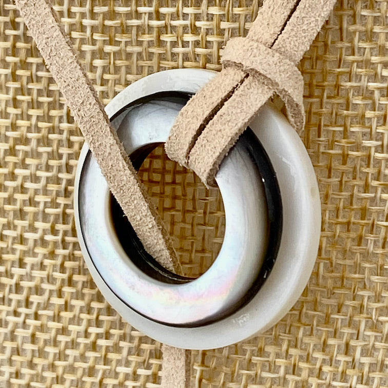 Tahitian pearl long necklace Maeva